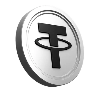 Image du coin Tether USDT affichée dans la plateforme, section Information